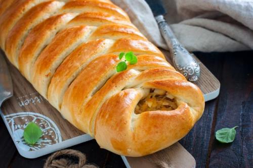 Kulebyaka mit Kohl