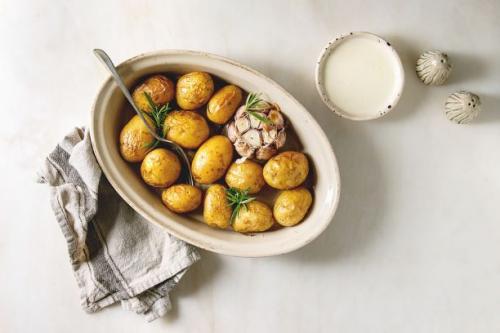 Ofenkartoffeln mit Käsesauce